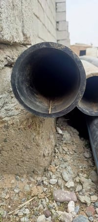 بواري للبيع 3 قطع بلاستك ثقيل مثل ماموضح بالصوره  الطول 12متر  حجم الب...