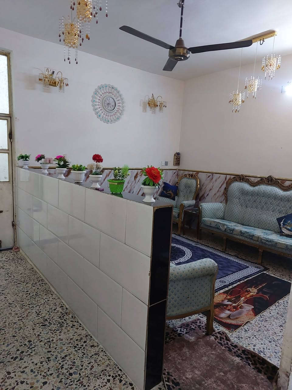 بيت قاطين على شارع العام كامل خدمات مي  خطين كهرباء  مساحه ١١٠ بيه محل   ***********
