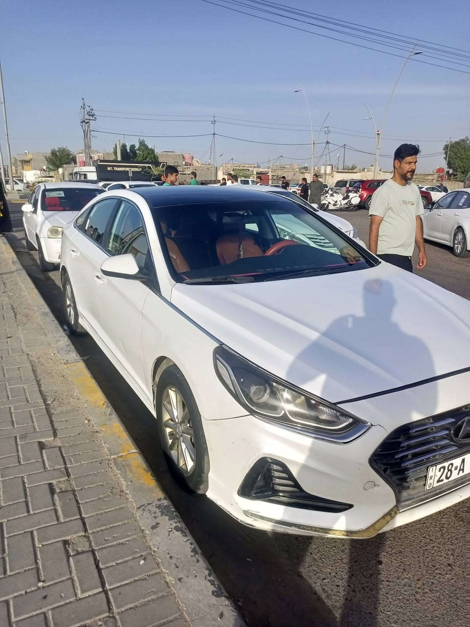 سلام عليكم
سوناتا 18 أمريكي بسمي حادث جاملغين وبنيد وجاملغ خلفي صبغ وشخط جاملغ الثاني 
مكينه كير تبريد حداده كله تمام سعر 110 وبيهه مجال 
مكاني الحيانيه ***********
