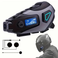 سماعة خوذة • كاميرا DVR • مقاوم ماء IPX8