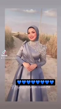 فستان بنات • سمائي • مستعمل مرتين