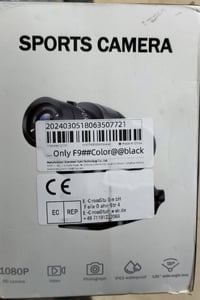 كاميرا رياضية • مقاومة للماء • توصيل