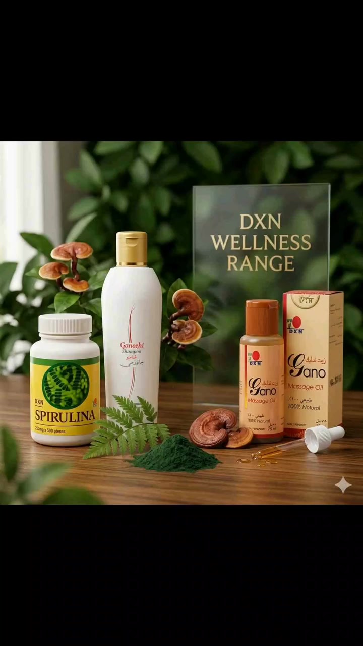 🌿✨ منتجات DXN تجمع بين العناية الطبيعية والتغذية المتوازنة.
🍄 سبيرولينا لدعم النشاط والمناعة،
🧴 شامبو جانوزي للعناية بالشعر وفروة الرأس،
💆 زيت جانو للاسترخاء وتدليك العضلات.
جودة طبيعية وعناية يومية تمنحك إحساساً أفضل بالصحة والحيوية. 💚


**إذا كنت صاحب هذا الإعلان وتريد حذفه لأي سبب، رجاءا أرسل رسالة إلى الدعم الفني**