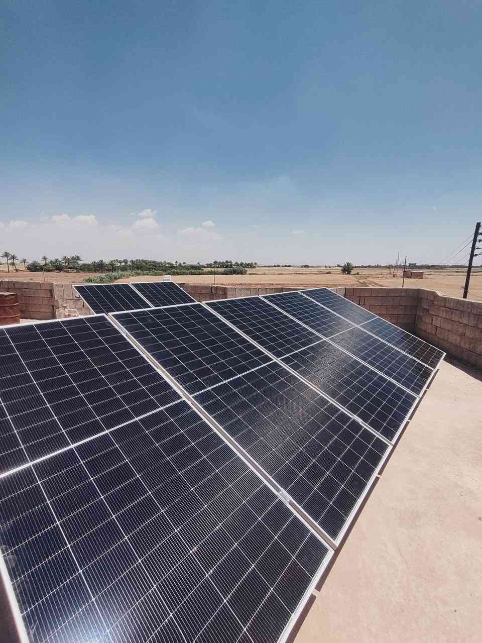المنظومة الثانية
📍خانقين_منطقة الاخوة
تم تنصيب طاقة شمسية (شركة شيساج)
بقدرة 14امبير نهاري☀️ 10امبير ليلي🌖

تتكون المنظومة من انفيرتر بقدرة5 kw✅
وبطارية بقدرة 10 kw✅+بورد سيطرة متكامل✅
مع هيكل حديد مغلون لالواح شركة لونجي عدد7 ✅

ضمان البطارية 5سنوات حقيقية✅✅
ضمان الانفيرتر 2سنوات حقيقية ✅✅

للتواصل :
*********** المهندس صالح الحربي
*********** محمد صالح الحربي
