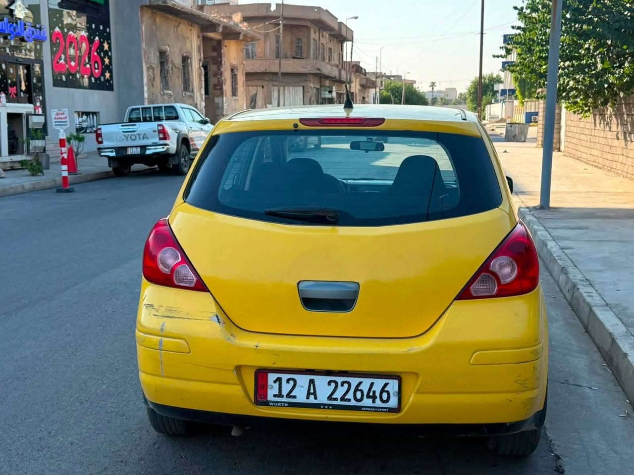 السلام عليكم نيسان فيرسا ٢٠٠٩
رقم نينوى باسمي 
مكينة حجم ١٨ 
كير شرط نظافة فول
تبريد عاطل 
ضررها جاملغ وبالباي الخلف جهة النفر 
السعر 50$ وبيها مجال 

مكاني موصل الايمن الشراي اتصل ع الرقم 
***********
***********
