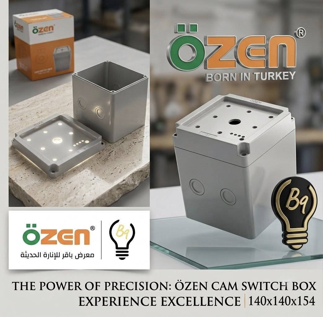 "الدقة والجودة تبدأ من التفاصيل. 🛠️

نقدم لكم صندوق السلكتر سويتش (Switch Box) 
من Özen

 الحل الأمثل لضمان حماية وكفاءة توصيلاتكم الكهربائية.

✅ الأبعاد: 140x140x154 مم.

✅ الأبعاد: 112x112x138 مم.

متوفر الآن لدى معرض باقر للإنارة الحديثة.

***********

#Özen #كهرباء #صناعة #باقر_للإنارة #تجهيزات_كهربائية"
