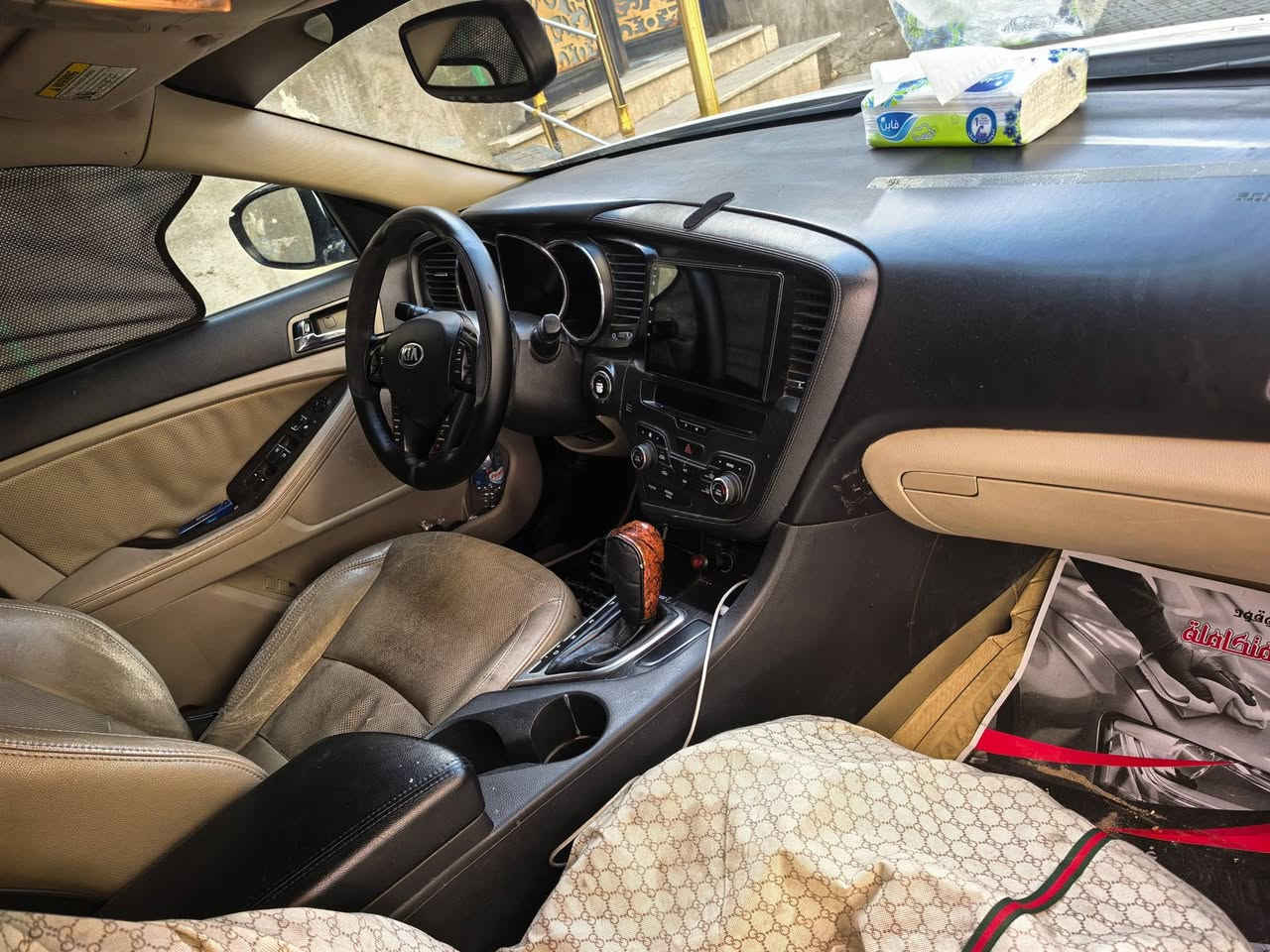 السلام عليكم
كيا اوبتيما للبيع مديل 2013 امريكي السياره بصمه وكشنات جلد
السعر 100 مكانها البصرة ***********
