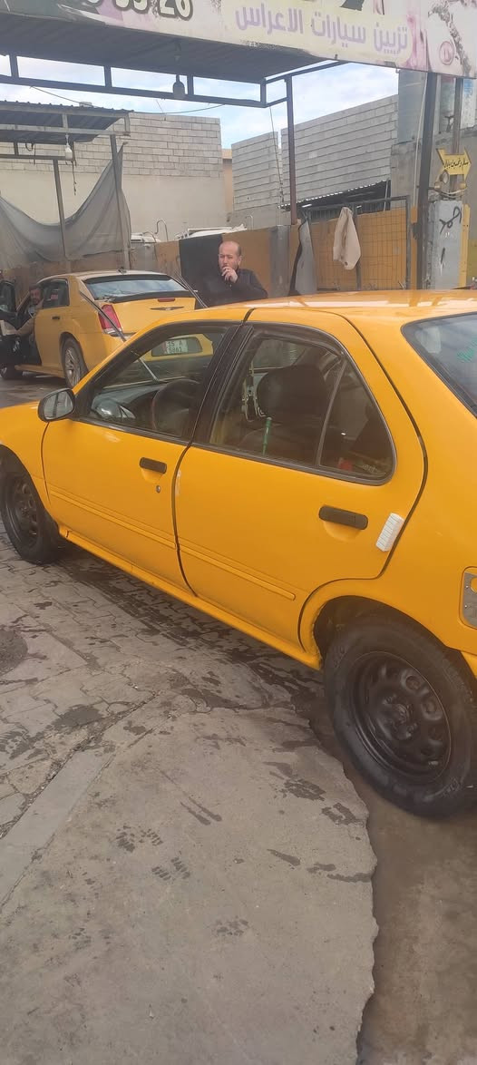 نيسان سني موديل 95  تبريد ثلج دفتر بانزين نقابه وغرامات مصفر شاشه صدر فول نشاط بوجهك لشارع ماتصرف عليها ربع كلشي جاهز ***********
