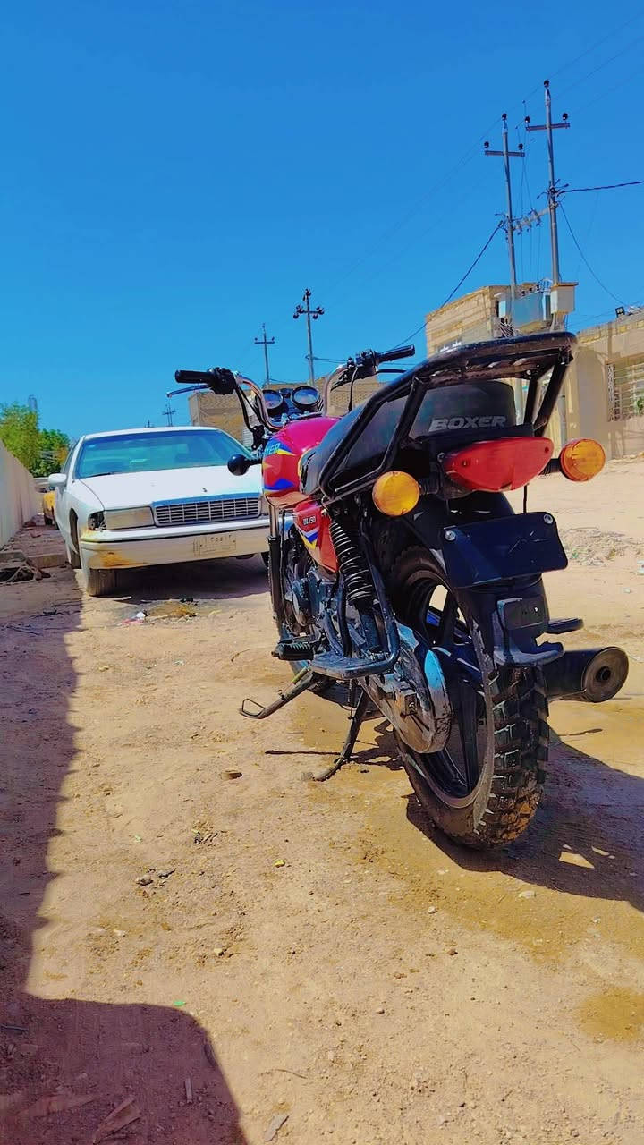 السلام عليكم دراجه بوكسر البيع دراجه ماعيزه شي اصولي اكاتبك من الوكيل كله كامله سلف كهربايات اخذه واندعيلي شلعه فول دراجه مامفتوحه ابد الاستفسار ***********
