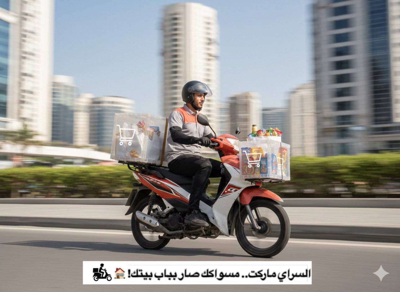 🛒 السراي ماركت.. مسواكك صار بباب بيتك! 🏠

لأهلنا في الصويرة الطيبين.. نعرف مشاغلكم هواية، لذلك فعلنا لكم قسم التوصيل بحلته الجديدة! 🚀

✅ كادر متخصص فقط لاستقبال طلباتكم وتجهيزها بدقة.
✅ بضاعتنا هي نفسها اللي تحبوها (ترتيب، نظافة، جودة).
✅ توصيل سريع يوصلك المسواك مثل ما تريده وأكثر.
شلون تطلب؟
فقط أرسل رسالة "تم" أو قائمة بطلباتك على الواتساب، والباقي علينا:
📱 [***********]
