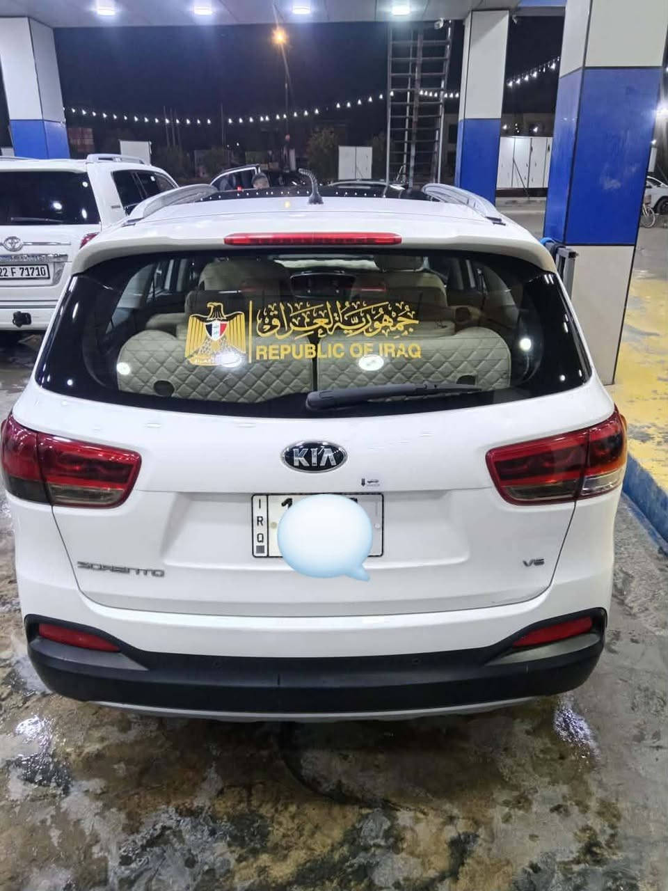 السلام عليكم سورنتو 2016 للبيع السيارة فول مواصفات كويتية 1/1 بصمة  كشنات جلد كهرباء تدفئة تبريد بالكشنات سايد بريك دكمة بنوراما داخل قرميدي ويل كروم مكينة ستة سلندر سبعة راكب جنطة كهرباء فور ويل رقم بغداد دولي سنوية جديدة السيارة بأسمي .
السعر:210 وبيها مجال. 
ديالى بعقوبة تقاطع القدس. 
رقم:***********
