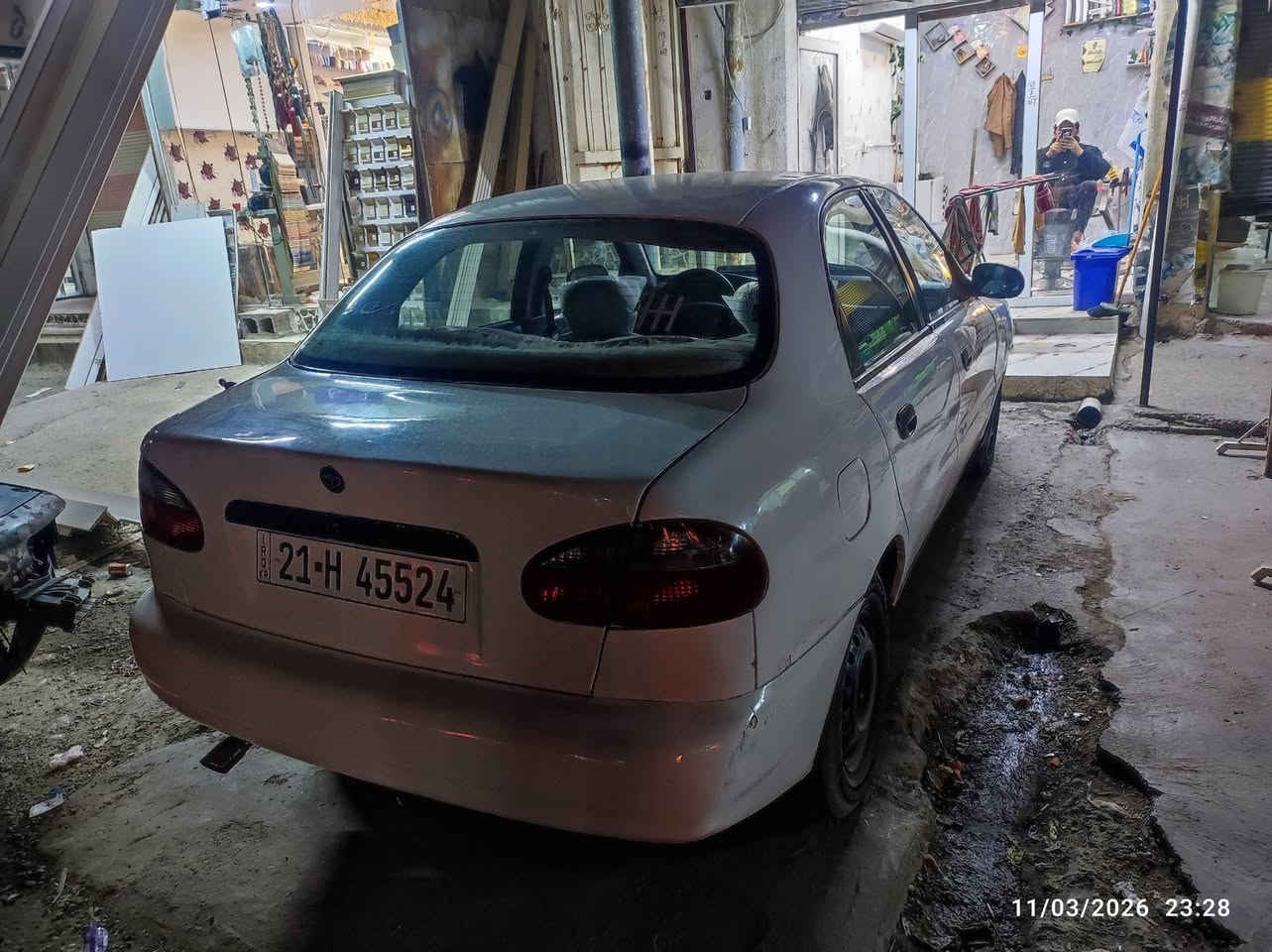 السلام عليكم دايو لانوس موديل 97 للبيع رقم سليمانيه هزه وسنويه كلو جديدبشرط التحويل  بطاقه بانزين مابيها السياره كانت تكسي ورجعنها خصوصي يعني صبغ عام كير محرك كهربائيات كلو شرط سعر 35 ***********
