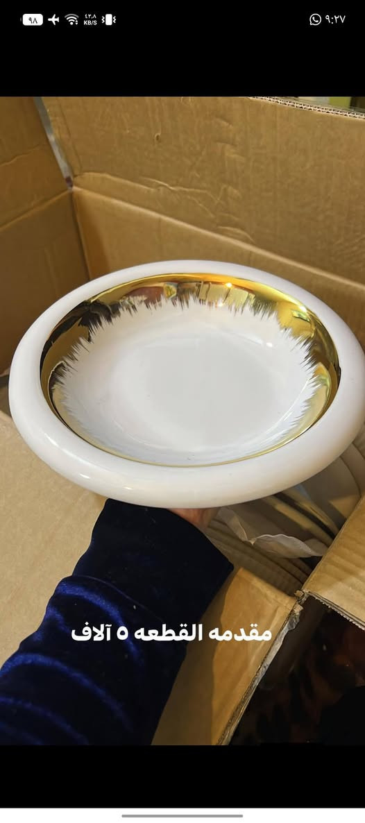 ‏حاويه جديده مذهب شعاعي فول اعداد نقاء ١٠٠٪١٠٠ 
‏ بيع كراتين فقط سعر الكارتون 62 الف والتوصيل مجاني
‏ قياس كارتون , 30*30*50
‏ متوفر جمله لأصحاب البيجات المحلات اسعار مغريه  الستفسار عبر الخاص  او رقم الواتساب *********** الانضمام الى كروب الواتساب ليضلكم كل جديد او متابعه الصفحه  om/Dr1XuYQYZSV03vgiVU8xuf
