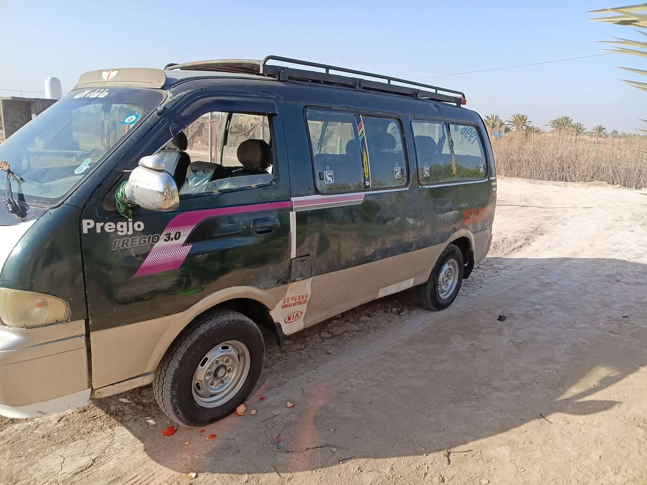 السلام عليكم
بريجو موديل 97 مكينه بيه خيط بخار اكسن مكفول وكير مكفول السياره رقم بغداد بسمي تحويل ثاني يوم السعر 50 وبيه مجال 
الرقم :***********
