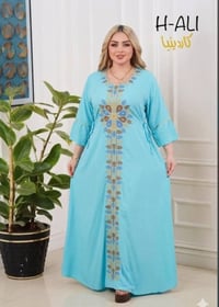 دشداشة نسائي • كشمير درجة اولى • مقاس 2XL-5XL