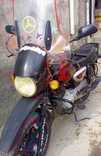 دراجه بوكسر هندي للبيع موديل 22 السعر واحد ونص وبيها مجال اوراق اصوليه...