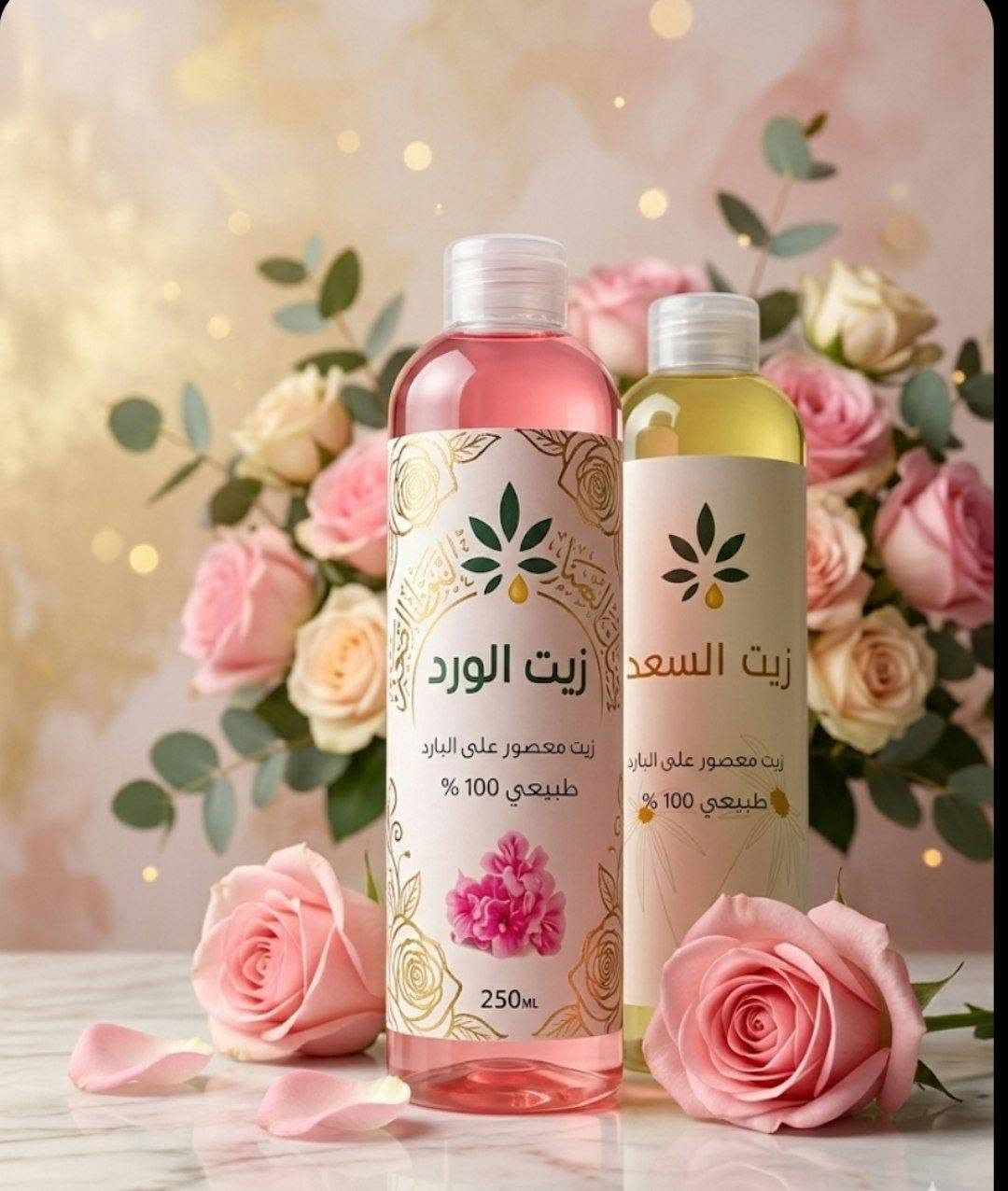 ثنائي الطبيعة للعناية الفائقة 🌿✨
زيوت أصلية 100% | معصورة على البارد
🌸 زيت الورد (250 مل):
تفتيح فوري وتوحيد لون البشرة.
ترطيب عميق ورائحة ورد طبيعية ومنعشة.
🌱 زيت السعد (250 مل):
الحل الطبيعي لتقليل نمو الشعر الزائد تدريجياً.
بشرة ناعمة وخالية من العيوب بعد كل استخدام.
📍 المميزات:
✅ عبوات اقتصادية بحجم 250 مل.
✅ طبيعي وآمن تماماً على البشرة.
✅ جودة تليق بك 

🔥


**إذا كنت صاحب هذا الإعلان وتريد حذفه لأي سبب، رجاءا أرسل رسالة إلى الدعم الفني**