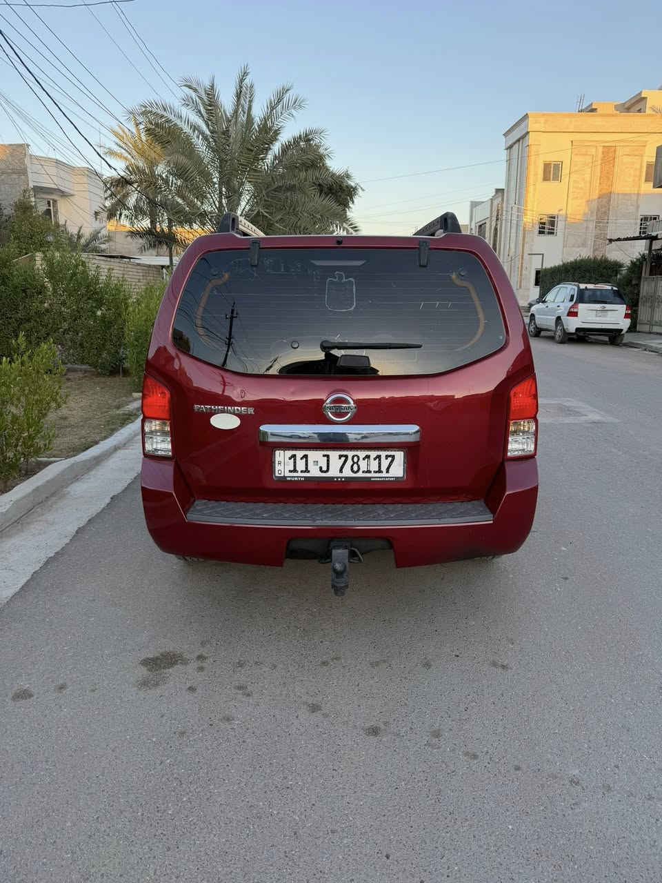 نيسان باثفندر 2008 امريكي سبعه راكب لون ماروني رقم بغداد الجديد باسمي مسويلهة ادامة كاملة صدر تايرات بلكات نوزلات محرك 6 سلندر ماشية 169كم السيارة داخلة كلين للعراق فقط صار بيهة صبغ هنا بابتين والجاملغ كلير طخة خفيفة بدون ايرباك وبدون دواخل والسونر بلمنشور السعر 79 وبيهة مجال مكاني بغداد حي الخضراء او العامرية 
***********
