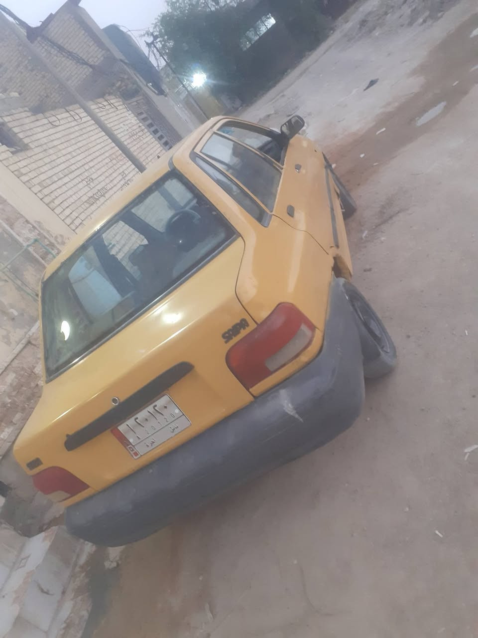 لسلام عليكم سايبا لبيع مكينه وكير تري وين ميعجبك مدور يمته ميعجبك سياره جهز مرتبه سعر ١٩ ورقه لعنوان'نجف رقم'***********
