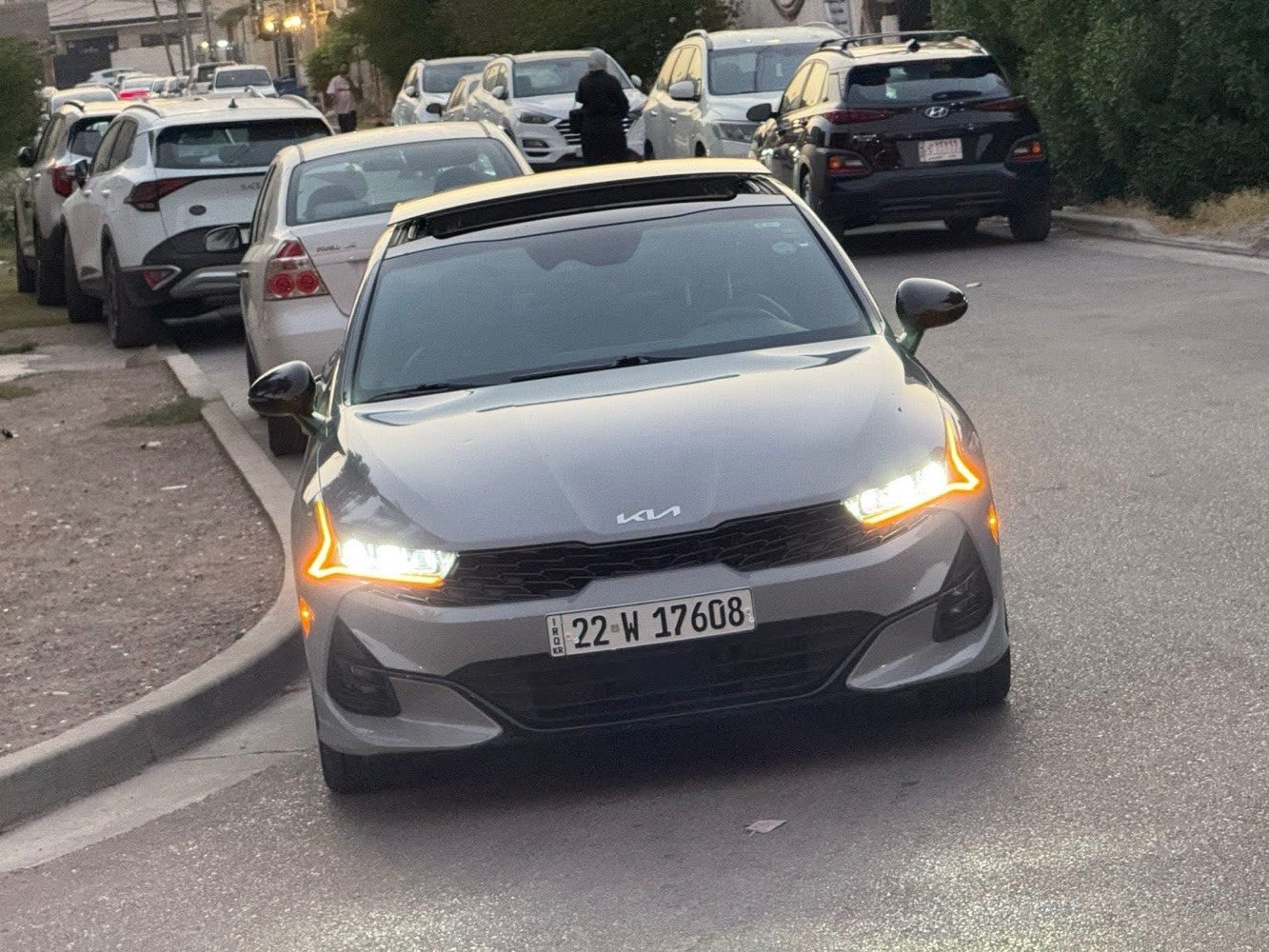 Kia K5 -Gt
كي فايف جيتي 2023 
رقم اربيل باسمي سنوية وهزه كله جديد
تشغيل عن بعد
رادارات امامية وخلفية وجانبية 
نقطة عمياء 
قيادة ذاتية :::::::::::
دخول ذكي
كروس مثبت سرعة 
شاشة كبيرة 
شحن لاسلكي 
هند بريك كهربائي 
بصمة 
اشاير بلمري 
كامرة دواره
4 انضمة قيادة 
اوتو هولد 
كشنات كهرباء 
وارد أمريكي حادثه موضح بل منشور تصليح درجه اولى
الهاتف/***********
 السعر/205وبيه مجال بسيط
مكان سياره /بغداد قرب بسمايه