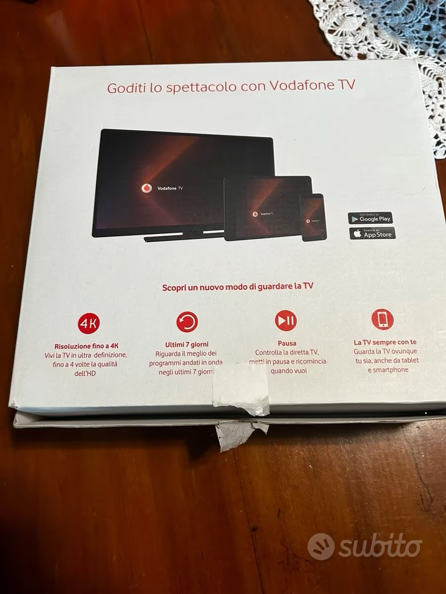 تيفي بوكس جديد مع كامل ملحقاته


**إذا كنت صاحب هذا الإعلان وتريد حذفه لأي سبب، رجاءا أرسل رسالة إلى الدعم الفني**