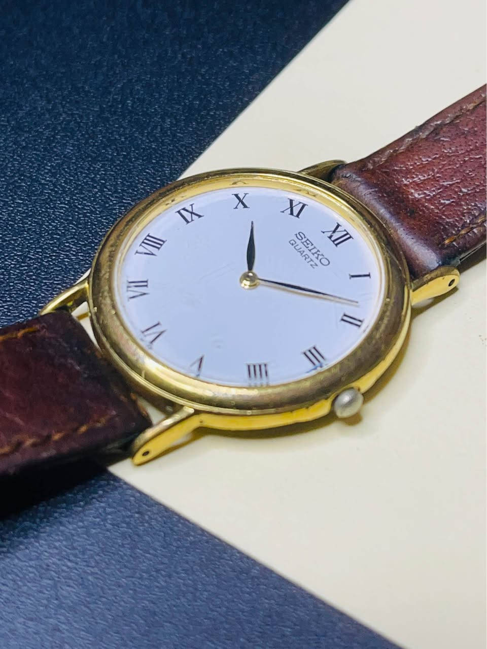 Seiko Quartz
الرقم التسلسلي: 700-6K30 80 YS.
تاريخ صنع الساعة يعود إلى فترة الثمانينيات.
القطر ٣٠ من عدى البوك ترهم رجالي نسائي
السعر ٣٠ الف بغداد, العراق


**إذا كنت صاحب هذا الإعلان وتريد حذفه لأي سبب، رجاءا أرسل رسالة إلى الدعم الفني**