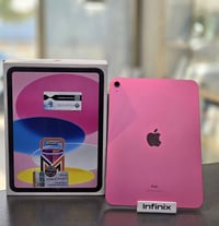 #مستخدم Apple  IPAD  10 الجيل العاشر  الذاكرة : 64 كيكا  اللون : الورد...