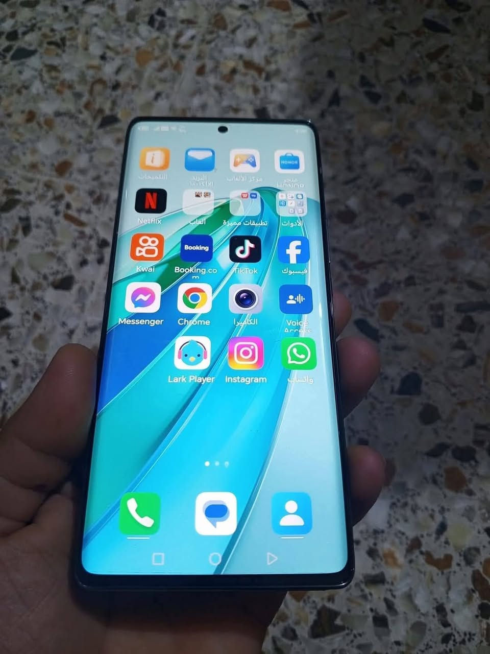 السلام عليكم
جهاز للبيع Honor X9a 5G
ذاكره 256 
ع8+8
شرط لا داخل صيانة ولا مفتوح الجهاز
ملحقات كارتون+شاحن الاصلي+لاسق شاشة
يعني غراضة كاملة
السعر ١٩٠ الف وبي مجال بسيط
مكاني كربلاء حي تحدي 
*********** اتصل وبل خدمه
