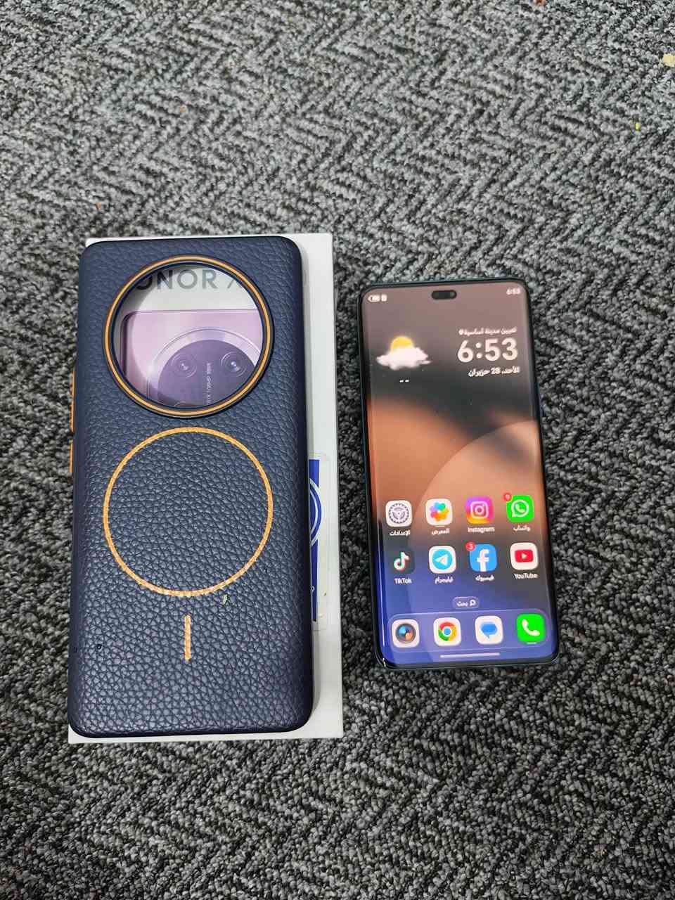 Honor x9c 5G
ذاكره 256 العشوائية 12

بطاريه 6600 عملاقه

شاحنه 66W⚡

غراضه كامله وياه
جديد استعمال شي قليل
شخط ما بي شي كفاله  جهاز يخبل
نضافه99%

#السعر 350 وبي مجال حگ الجيه

متواجد  واتساب  او عل سيمكارت ***********
