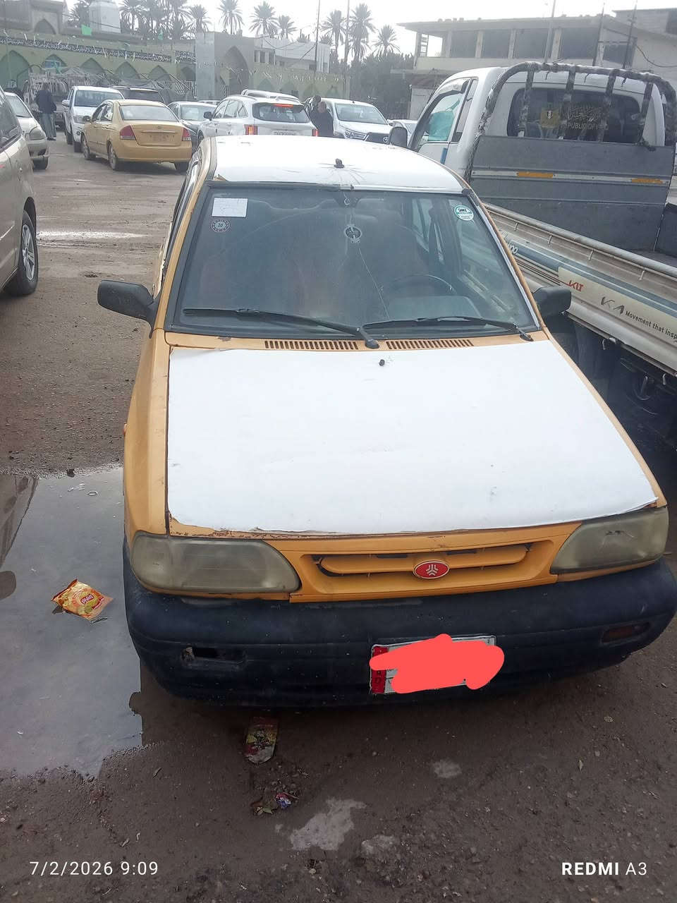 السلام عليكم سيارة سايبه للبيع رقم بابل رايدهه ب١٧ للاتصال *********** العنوان محاويل ناحية الامام
