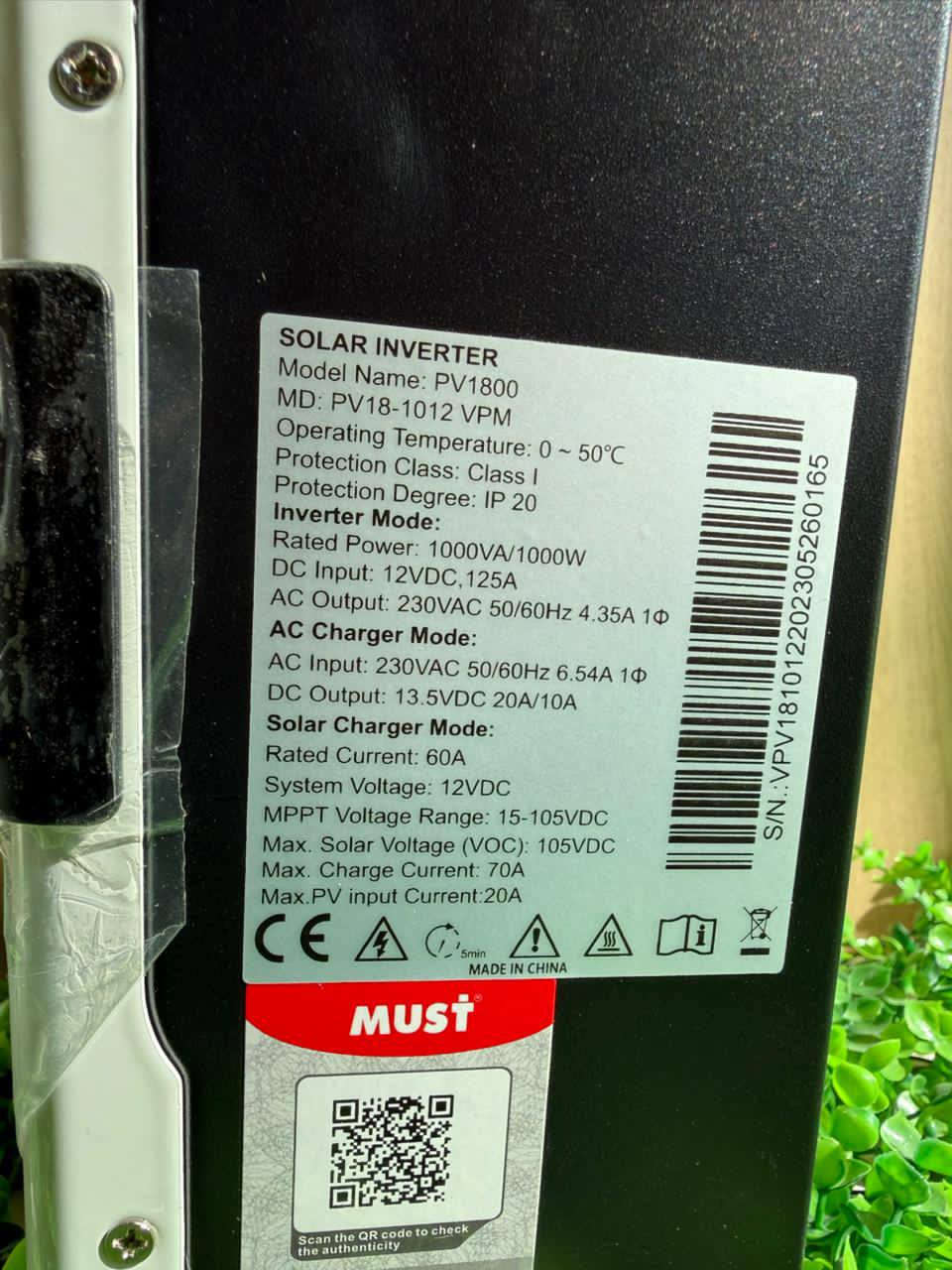 📢 إعلان من شركة البرهان للطاقة الشمسية ☀
⚫️ عرض خاص ع اخر 10 قطع سارع في الحجز الكميه قليله جداً 

انفيرتر ماست 1kw نضام مغلق 
بسعر :150 الف فقط 
متوفر توصيل لجميع محافضات العراق 
عنوان 
بغداد كراده خارج خلف الجلود 
كركوك حي بدر 
اربيب بنصلاوه 

☎️***********
