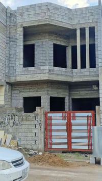 هيكل للبيع طابقين في مزارع زيونة جمعية ديوان المحافظة المساحة ١٢٠م واج...