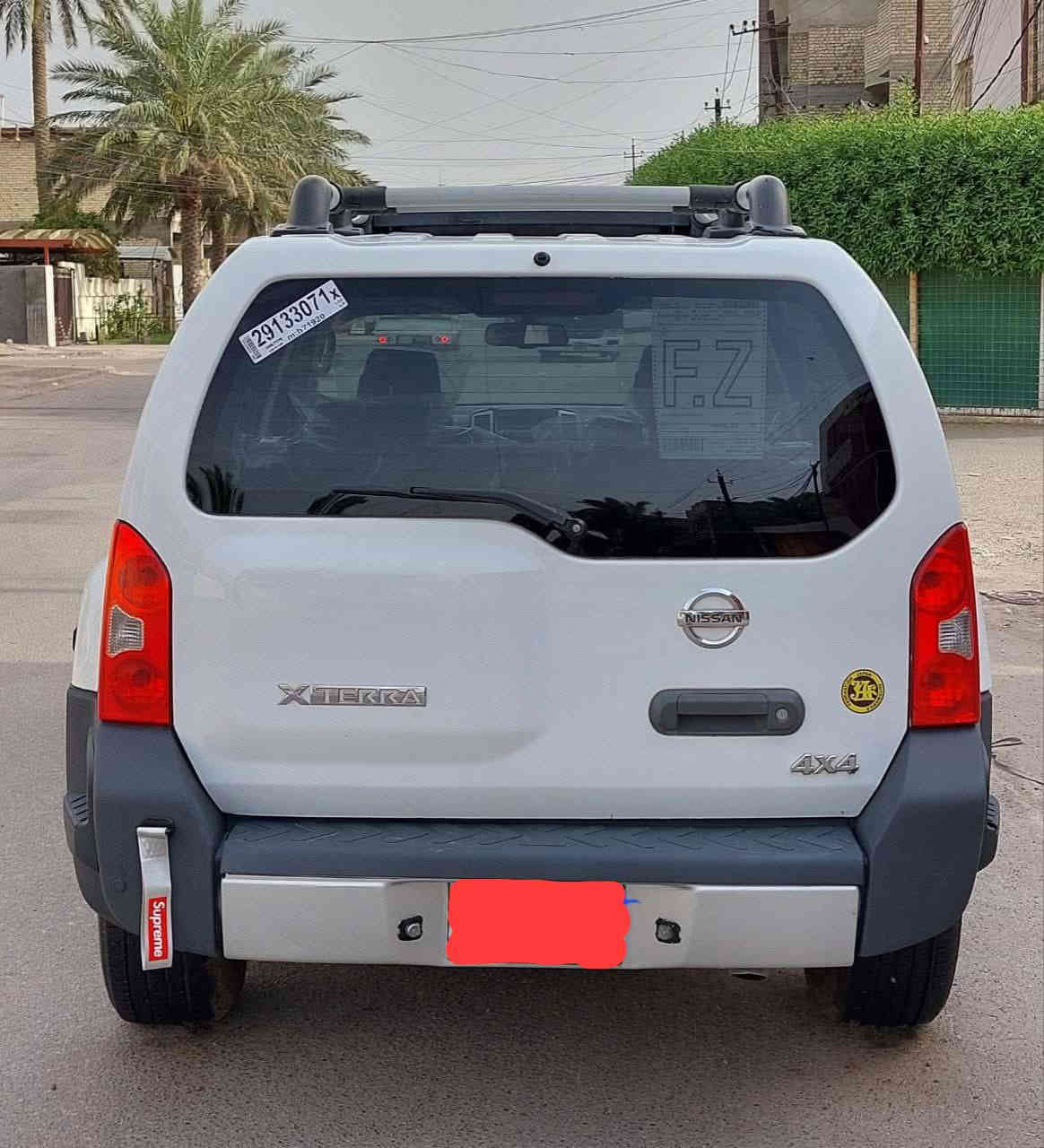 ‏السلام عليكم 
‏نيسان اكستيره وارد امريكي موديل 2011 لون ابيض فول مواصفات سياره احلا من الصور بهواي رقم بغداد دولي بسمي تحويل مباشر حادث جاملغ خلفي وصندوك سونار وياها ناشره صدر امامي خلفي جيد طخم تاير جديد سياره جاهزه مكينه 6سلندر 4000كير مكينه مكفولات تبريد ثلج فور ويل 4x4 منحدرات بلوجكترات بلادي بل قماره تحكم ستيرن جهتين غرفه نضيفه السعر95وبيها مجال بسيط الاتصال *********** مكان بغداد 
‏ بغداد
