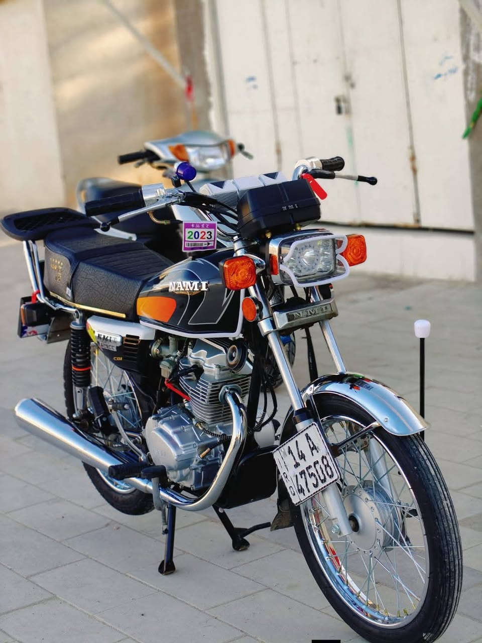 سلام عليكم دراجه للبيع نامه شلامجه موديل2022رقم وسنويه لحد 2028 تحويل ثاني يوم مكان البصره قرنه بني منصور سعر خاص***********
