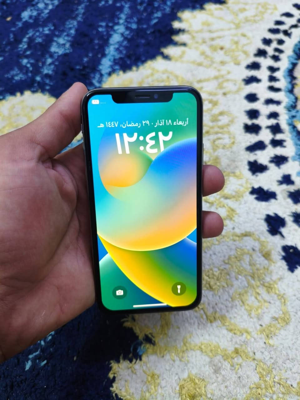 سلام عليكم شباب ايفون X اخو لجديد للبيع😍
✅️جهاز جديد مبدل بطاريه فقط تقره 100❤️
✅️ذاكرته 64 كيكا بايت❤️
✅️فيس ايدي شغال❤️
✅️جهاز مكفول من كلشي❤️
✅️سعره 140 الف وبي مجال بسيط ❤️
✅️جماعه ال100 اعبر المنشور رحمه لوالديك ❤️ 

مكاني بغداد حسينيه مال راشديه👈 ***********👉
