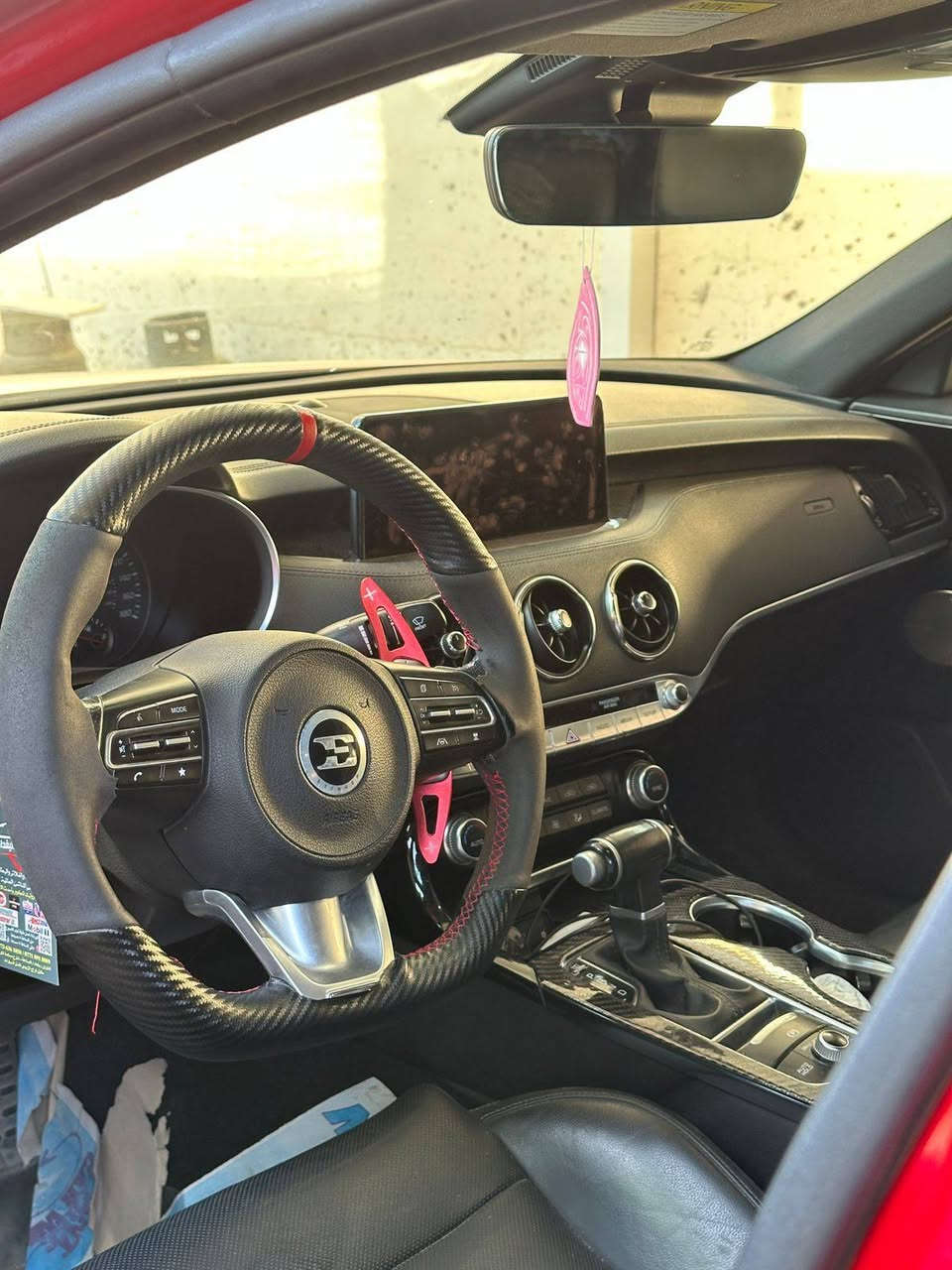 اعلان بيع
كيا ستنكر 
GT LINE 2022 
رقم بغداد حره
محرك 4 سلندر 2500 تيربو جارج فور ويل
عداد المسافة 30 ألف 
نظام صوت harman.kardon سماعه12
لايتات زينون عالي واطئ اصل مع كشافات ليد 4عدسه ليد دعاميه ترحيب
بصمة للابواب مع بصمة تشغيل وتشغيل عن بعد اناره ترحيب
اشارات بالمرايا الجانبية مع حساسات الاجتياز الجانبي
حساسات خلفية اصل مع كاميرا دوارة
ويل كب حجم 18 مع طقم تاير بحالة ممتازة جدا
رادار امامي وتوقف تلقائي
مرايا جانبية شفط كهرباء هيتر مع كفرات كربون فايبر
سقف المركبة بانوراما
صالنصة خلفية رياضية باربعة فتحات
غرفة السيارة جلد اصل
شاشة دشبول كبيرة لمجموعة من الايعازات
تحكم كهربائي متكامل الايعازات لمقاعد المقدمة
حساسات الانحراف عن المسار في الطرق المفتوحة
ستيرن رياضي حرف D مع شفتات ستيرن
مابيها أي مصرف 
ايرباك ستيرن طاك
جاملغ وبنيد مصبوغات 
عليها برمجة وشوتة رياضية 
سبيسرات 2 انج 
عطاس اصلي HKS
داون بايب
بلكات اصلي HKS
كير ومكينة وصدر مكفولات 
تايرات تخم جديد
سبويلر اصلي 
لحية اصلية
دفيوزر  اصلي 
السعر 195  
اي استفسار مراسلة صاحب السيارة 
0770 082 3314
