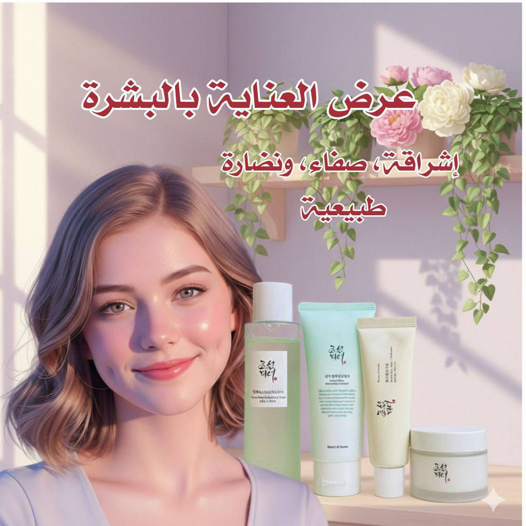 ✨ عرض العناية بالبشرة – Beauty of Joseon  الكوري الأصلي معمول حتى يعالج البشرة خطوة خطوة ويخليها أنعم، أنقى، ومشرقة بشكل طبيعي. روتين متكامل يناسب العناية اليومية ويعطي نتائج واضحة مع الاستمرار.

1️⃣ غسول الوجه – Green Plum Refreshing Cleanser | Beauty of Joseon
غسول جل لطيف ينظف البشرة بعمق بدون ما يسبب جفاف. يحتوي على مستخلص البرقوق الأخضر، يساعد على إزالة الأوساخ، الدهون، وبقايا المكياج من داخل المسامات، ويترك البشرة نظيفة، ناعمة، ومنتعشة. مثالي للاستخدام اليومي صباحاً ومساءً.

2️⃣ تونر التقشير اللطيف – Green Plum Refreshing Toner (AHA + BHA) | Beauty of Joseon
تونر مقشّر خفيف يساعد على إزالة الجلد الميت وتنظيف المسامات بلطف. يوازن البشرة بعد الغسول، يقلل من البهتان، ويساعد على تحسين ملمس البشرة مع الاستمرار، بدون تهيّج. يخلي البشرة أنعم ويجهزها لامتصاص باقي المنتجات.

3️⃣ واقي شمس – Relief Sun SPF50+ PA++++ | Beauty of Joseon
واقي شمس خفيف على البشرة، يحمي من أشعة الشمس الضارة، ويمنع التصبغات والاسمرار. يحتوي على مكونات مهدئة ومرطبة، ما يترك طبقة دهنية أو لون أبيض، ومناسب للاستخدام اليومي حتى تحت المكياج.

4️⃣ كريم الترطيب – Dynasty Cream | Beauty of Joseon
كريم ترطيب غني يغذي البشرة بعمق، يعزز الإشراقة الطبيعية، ويساعد على توحيد لون البشرة. يمنح نعومة ولمعة صحية بدون ثقل، ويقوي حاجز البشرة مع الاستخدام المستمر.
منشأ العرض كوري 🇰🇷 
سعر العرض ٣٥ الف 
🚘يوجد خدمة توصيل لجميع محافظات العراق ٤ الاف🚘


**إذا كنت صاحب هذا الإعلان وتريد حذفه لأي سبب، رجاءا أرسل رسالة إلى الدعم الفني**