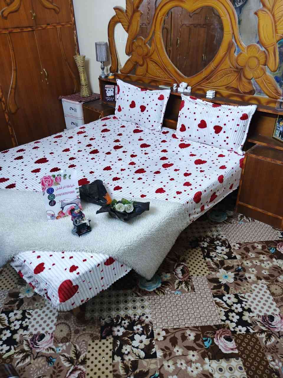 تلبيسه دوشك قماش خاولي
حسب طلب ولون 💯🪡وقياس ١٨٠في٢٠٠ قياس تركي
توصيل كربلاء وجميع المحافظات 🚚
اي استفسار ع واتساب ***********
