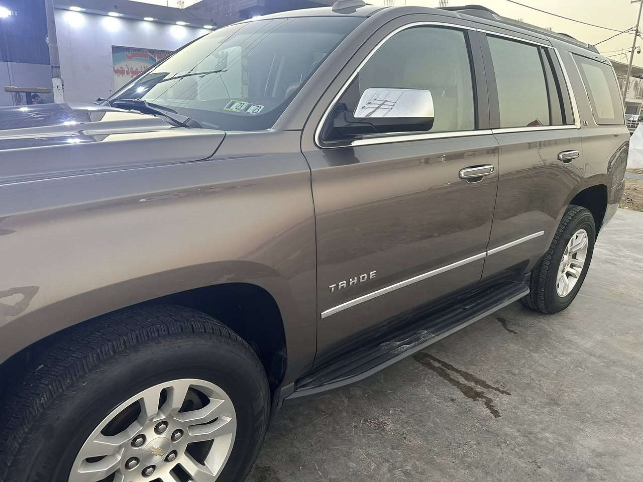 للبيع فقط .. تاهو 2016 فئة LS وارد امريكي بدون حادث رقم بصرة مشروع وطني ورقم انكليزي يعني تتحول بأي محافظة ماكو اشكال ..تم تسجيلها حديثآ حسب قرار 48 ..
اللون جوزي بني مميز
ماشية 140 الف كيلو
فور ويل..
حساسات.. قاصة.. كشن امامي متصل تخم تاير  السيارة جاهزة بدون نقص 
السعر 280 $ وبيها مجال للشراي
للاستفسار
***********
