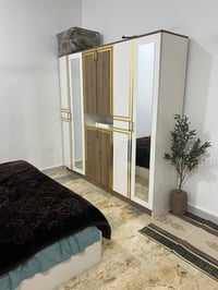 غرفة نوم تركي سعرها ٣٠٠ وكاونتر تفصال درجة أولى مرمر مع طباخ استعمال ش...