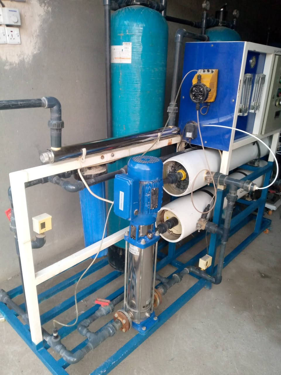 سلام عليكم
محطة اثنين متر شركه أواب 
مضخات ايطاليه 
+خزان 5000 الاف
 خزان 3000 الاف
المحطة بدون منبريات 
السعر / 3 مليون و500
العنوان /بغداد المعامل
الرقم/***********
متواجد واتساب
