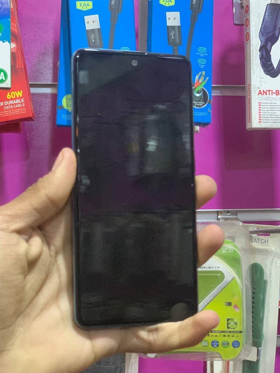 السلام عليكم سامسونك A51 ذاكرة 128 مستبدل ازرار فقط (دكم)
بي فطر كلش خفيف 
سعره 75 الف  ضمان اي خلل يرجع
الموقع سوق الجمعه او سوق الطيور مقابيل مخللات الكرار 
***********
