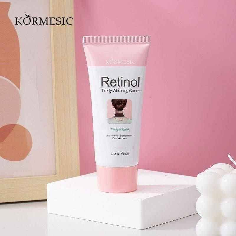 ✨  KÖRMESIC Retinol Timely Whitening Cream ✨🇰🇷💯 
(الترند كريم الريتينول للتفتيح الفوري) 
كريم للعناية بالبشرة مصمم خصيصاً لـ تقليل التصبغات الداكنة وتوحيد لون الجلد، وتحديداً في المناطق المعرضة للاسمرار مثل الرقبة، الإبطين، والمناطق الحساسة. 

✅ الفوائد الأساسية:-
✔️ يعمل على تقليل مظهر التصبغات الداكنة وتوحيد لون البشرة في المناطق المعرضة للاسمرار مثل الرقبة والإبطين.
✔️ يحتوي على الريتينول للمساعدة في تجديد خلايا البشرة وتحسين ملمسها.
✔️ مدعم بالنياسيناميد للمساهمة في توحيد لون البشرة وتقليل مظهر البقع الداكنة. 
✔️ يحتوي على زيت شجرة الشاي للمساعدة في تهدئة 
السعر  خاص
🚘 يوجد خدمة توصيل لجميع محافظات العراق القائم, الأنبار


**إذا كنت صاحب هذا الإعلان وتريد حذفه لأي سبب، رجاءا أرسل رسالة إلى الدعم الفني**