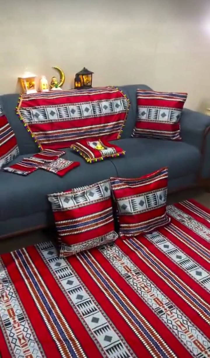 خلي رمضانك ويانه غير 
تجهيزات رمضانيه متوفره 
لاسعار حسب عدد القطع والقياس 
مفرش تخم كامل 
مفرش ارضي 
مفارش ميز طعام ابكل القياسات 
كوشات مع حشوه اوبدون حشوه حسب طلب 
اكياس متوفره 
إشارة الأصدقاء


**إذا كنت صاحب هذا الإعلان وتريد حذفه لأي سبب، رجاءا أرسل رسالة إلى الدعم الفني**