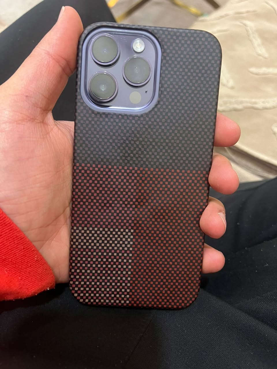 ايفون ١٤ برو ماكس مبدل شاشة اصلية+ بطارية اصلية
شرط الفحص وين متريد 
الجهاز مابي اي مشكلة شغال 100٪ 
السعر 650 الف 
مكاني بغداد حي الجامعة
***********
