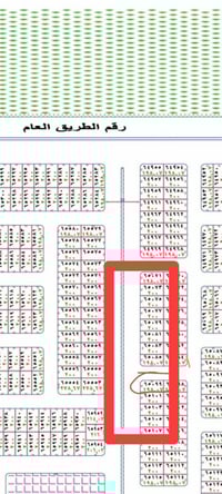قطعة للبيع • ركن توزيع العتبة • مع المجال