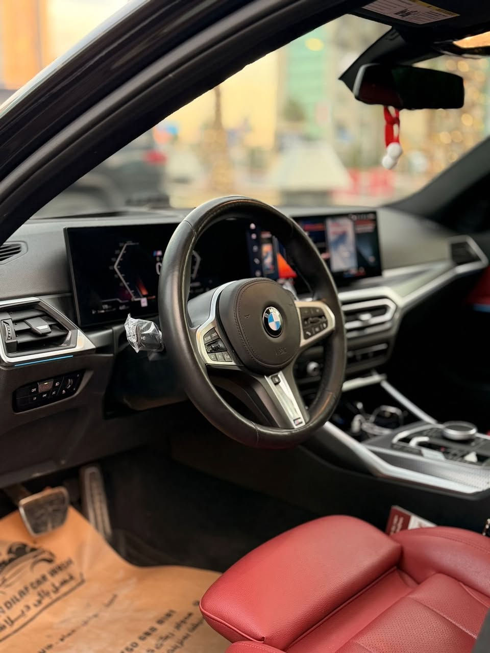 🚀🖤BMW 330i M PACKAGE
‎  موديل 2024  🔥
‎اللون اسود داخل احمر 🦅 
‎المحرك سلندر 4 توين تيربو 
9,000 ماشي 
‎✅فول مواصفات 
‎✅ بصمة وتشغيل عن بعد 
داتا شو ✅
‎✅مري كهرباء+ ترحيب
‎✅ كشنات جلد  احمر تدفئة + الامامي خزن ميموري 
‎✅ تبريد قطعتين 
‎✅ سلايد 
‎✅كروز سرعة مثبت + تحكم كامل استرين
‎✅رادر 
‎✅لايت زنون
‎✅ هند بريك بصمة 
‎✅جام AUTO
‎✅تحكم خلفي 
‎✅ لون الداخل اسود اضافة الى انارة LED 7 الوان
—سيارة دولار واحد متصرف عليها جاهزه ومكملة✅
رقم اربيل كامل  ✅
‎———————————————————————-
الاضافات :-
لحية امامية✅
جناح✅
داخل مطعم بالكاربون فايبر ✅

السيارة حادثها فقط دعامية امامية وشويه البنيد بدون دواخل ايرباك فقط ستيرن وراجع بلادي 
💸السعر:- (338  ورقة  وبيها مجال بسيط) 
 
للاستفسار مكان السياره اربيل 
***********☎️
