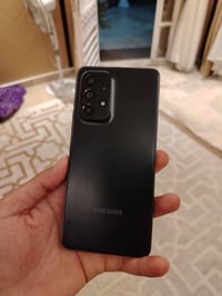 galaxy a53 5g ذاكره128+8 بوبجي 60فريم سلاسه فول شاشه امولد 120هيرتز بص...