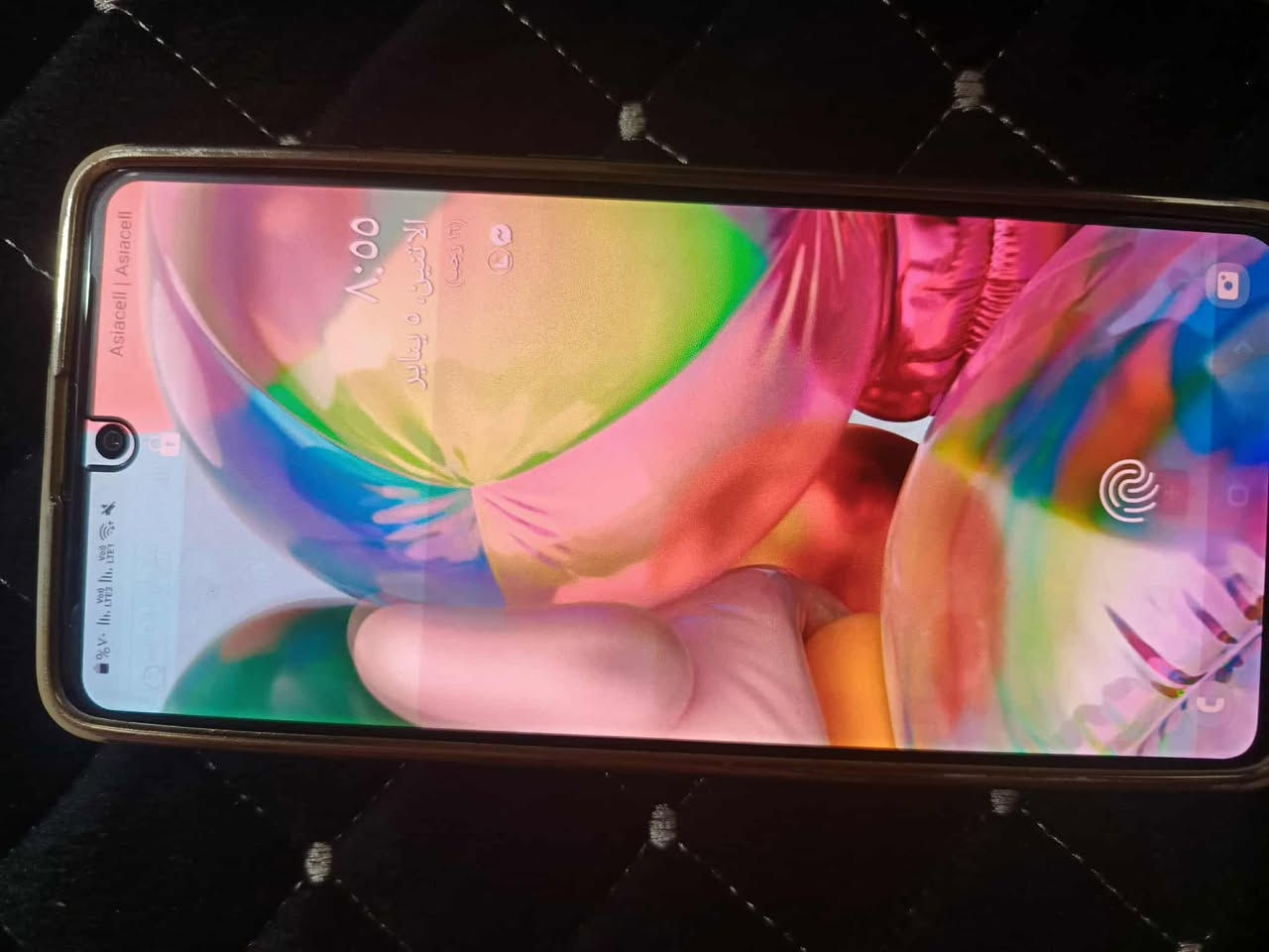 السلام عليكم
اندرويد A71

ذاكرة 128

رام 8

بطاريه 4500

الجهاز ما بي ايي خلل فقط طبع بل شاشه مثل ما اموضحه بل صور بس ما امئثر بل استخدام 

السعر 130 وبي مجال للطيبين 

الرقم.*********** متوفر واتساب
