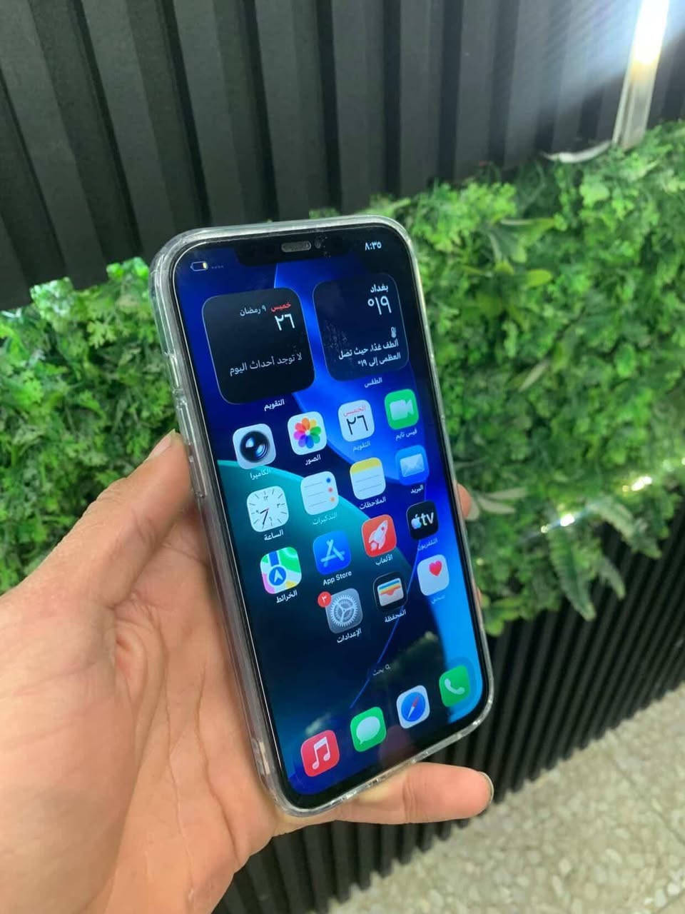 ايفون 12برو ماكس للبيع جهاز لوك كلة شغال ونضيف مستبدل فقط بطاريه100 اصليه شاشه ٣خيارات وفيس أيدي شغال جهاز كله شغال مابي نقص ماستر شرق اوسط ذاكرة ٢٥٦ سعره 320بي مجال مكاني بغداد الامين الثانيه ***********
